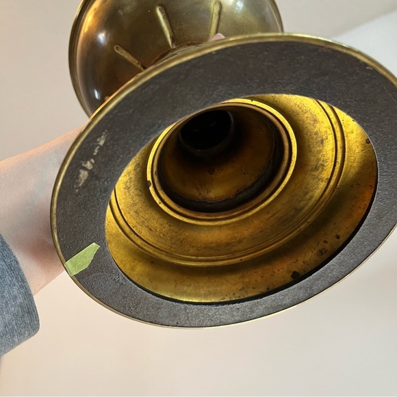 Aladdin Brass Kerosene Lamp 1919-1920 Beautiful!!!  Antique - Picture 8 of 10